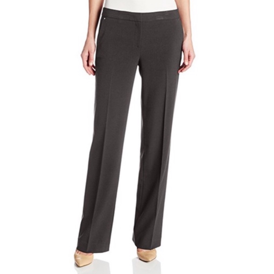 Anne Klein Trouser Pant Charcoal Brand New